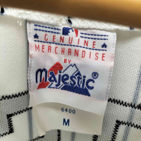 マジェスティック MAJESTIC 90-00s USA製 チームロゴ ベースボールシャツ メンズ M