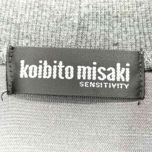 コイビトミサキ koibito misaki ドット柄 ハイネック ロングトップス チュニックワンピース レディース M-L