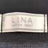 LINA white label ボーダー柄 ジップアップ ニットパーカー レディース LL