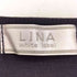 LINA white label ボーダー柄 半袖 ワンピース レディース LL