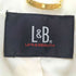 L&B ボタンダウン ラムレザーハーフコート レディース