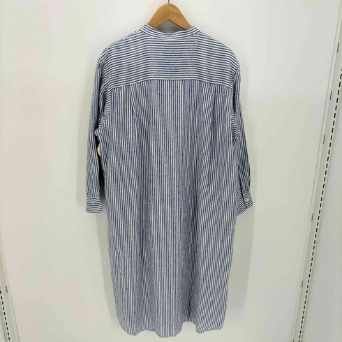 ムジルシリョウヒン 無印良品 フレンチリネン 洗いざらし スタンドカラー シャツ ワンピース レディース JPN:XS
