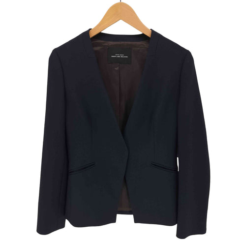 ユナイテッドアローズグリーンレーベルリラクシング UNITED ARROWS green label relaxing 手洗い可能/ダブルクロス ノーラペル ジャケット レディース JPN:36
