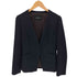 ユナイテッドアローズグリーンレーベルリラクシング UNITED ARROWS green label relaxing 手洗い可能/ダブルクロス ノーラペル ジャケット レディース JPN:36