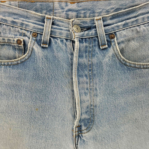 リーバイス Levis 80s USA製 ボタン裏546 ボタンフライデニムハーフパンツ レディース W30 L32