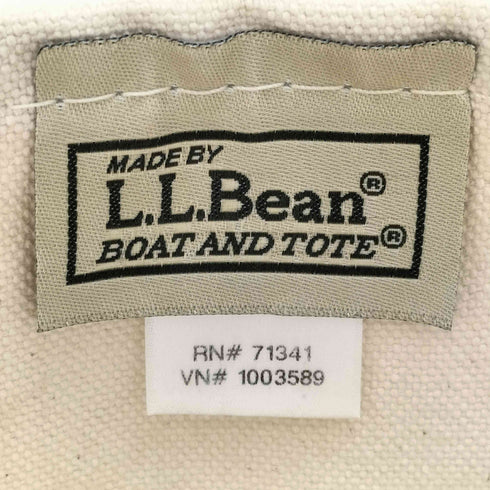 エルエルビーン L.L.Bean USA製 H刺繍 ソリッド ボートアンド トート レディース ミディアム