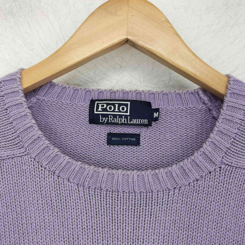 ポロバイラルフローレン Polo by RALPH LAUREN ポニー刺繍 コットン クルーネック ニット メンズ import:M