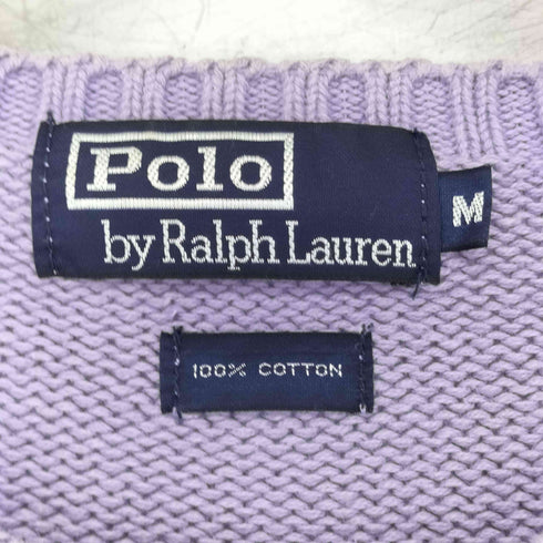 ポロバイラルフローレン Polo by RALPH LAUREN ポニー刺繍 コットン クルーネック ニット メンズ import:M