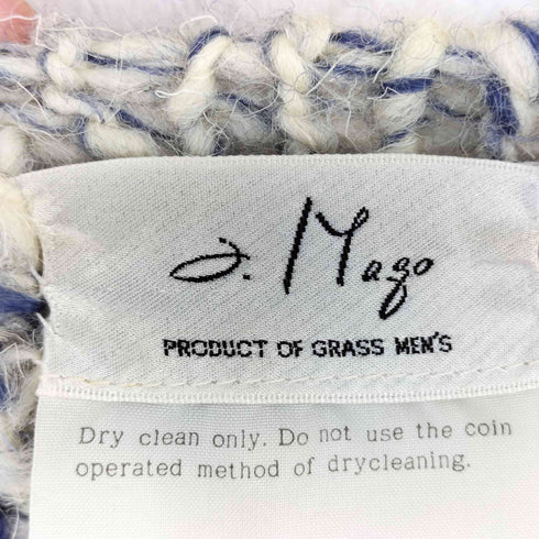 J.MAGO ウール100 ミックスヤーンニット domestic メンズ JPN:M