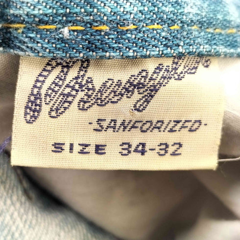 ラングラー Wrangler 70~80s 5ポケット ストレートデニムパンツ メンズ 34-32