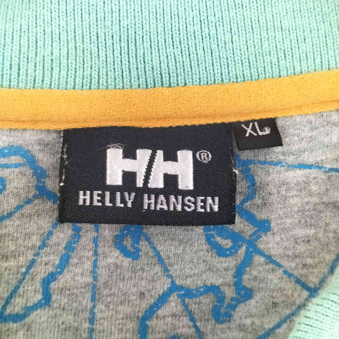 ヘリーハンセン HELLY HANSEN パイル地 ボーダーポロシャツ メンズ import:XL