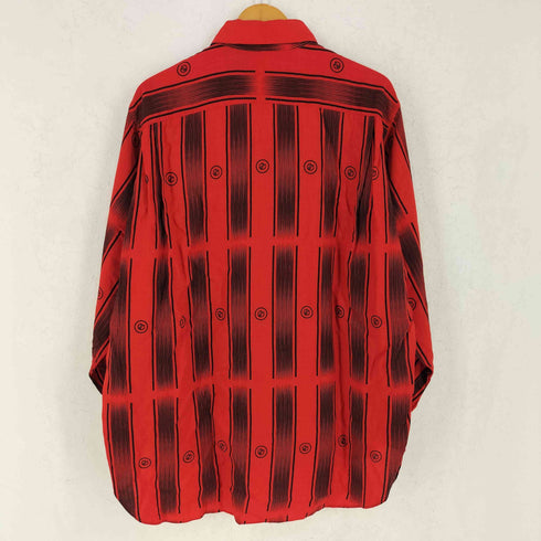 GRASS MEN'S ストライプデザイン ウール混シャツ domestic メンズ JPN:S