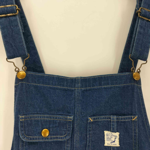 オアスロウ orSlow ワイド デニムサロペット レディース XS