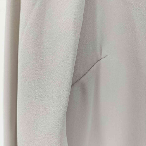 ベイジ BEIGE ノーカラー L/S ブラウス レディース JPN:2