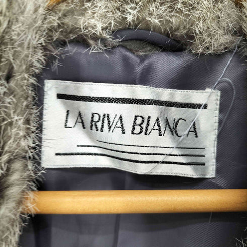 LA RIVA BIANCA rabbit fur coatラビットファーコート レディース JPN:11号