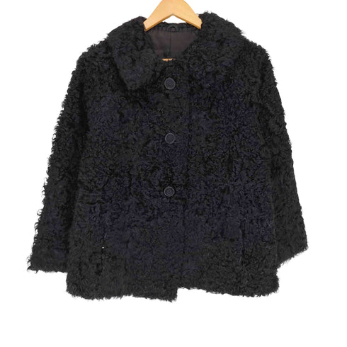 裏地刺繍 fur jacket ファージャケット レディース