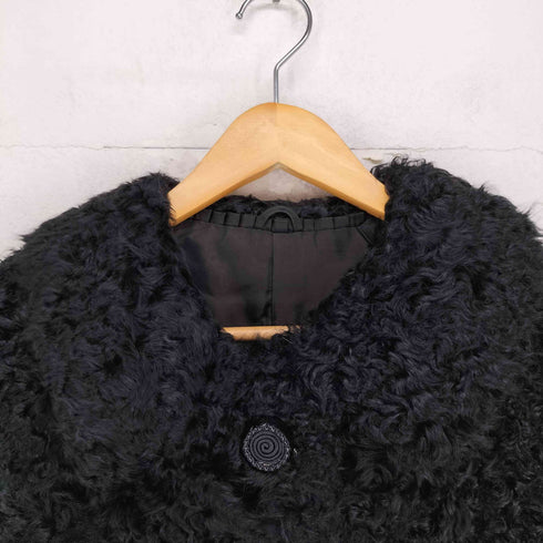 裏地刺繍 fur jacket ファージャケット レディース