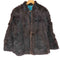 裏地花柄刺繍 fur jacket ファージャケット レディース