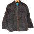 裏地花柄刺繍 fur jacket ファージャケット レディース