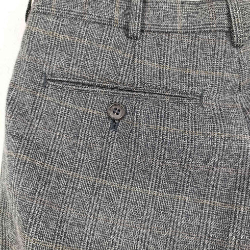 メンズビギ MENS BIGI 80S YJIP ウール100 チェックタックスラックス メンズ JPN:M