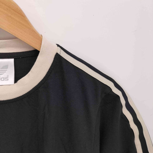 アディダス adidas 80S トレフォイルロゴ 万国旗タグ スリーストライプ S/S Tシャツ メンズ ONE SIZE