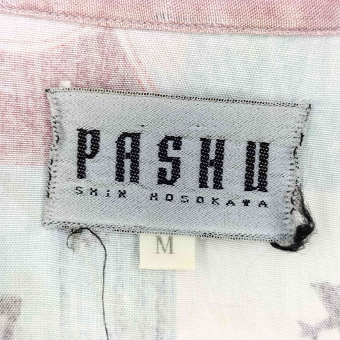 PASHU 80S 総柄開襟ボックスシャツ メンズ JPN:M