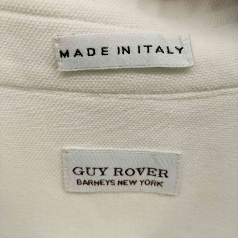 ギローバー GUY ROVER 別注 イタリア製 ワンポイント刺繍 鹿の子 S/S ポロシャツ メンズ import:M