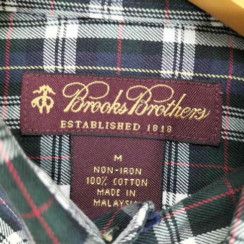 ブルックスブラザーズ BROOKS BROTHERS チェックボタンダウンシャツ メンズ JPN:M