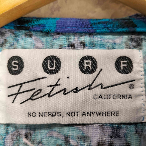 surf fetish 総柄フードジャケット メンズ