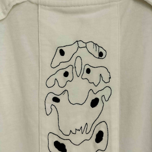 F.V.V.O FREEWORLDORDER フロントプリント バック刺繍スケルトンデザイン S/S Tシャツ メンズ import:L