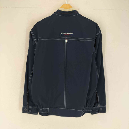 YACHT CLUB 比翼 刺繍ブルゾン メンズ