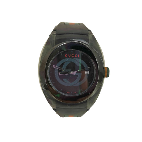 グッチ GUCCI SYNC クォーツ腕時計 ラバー メンズ