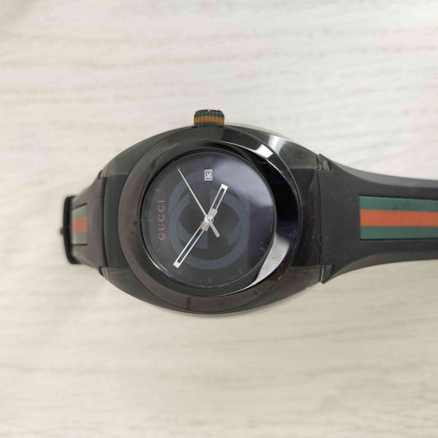 グッチ GUCCI SYNC クォーツ腕時計 ラバー メンズ