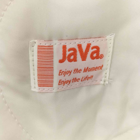 ジャバ JaVa ノーカラー オーバーサイズ キルティング コート レディース S
