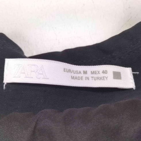 ザラ ZARA シャツジャケット ショートブルゾン メンズ import:M