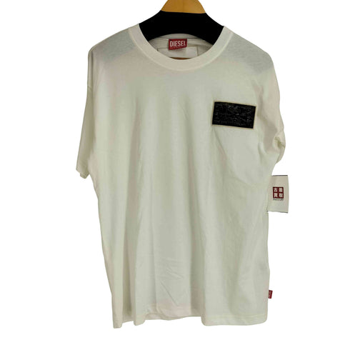 ディーゼル DIESEL 25SS T-NORM-T3 ロゴパッチ S/S Tシャツ メンズ import:L