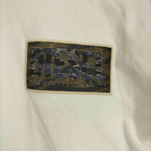 ディーゼル DIESEL 25SS T-NORM-T3 ロゴパッチ S/S Tシャツ メンズ import:L