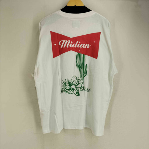 SOMEIT MEDIAN 両面プリント ペイントデザイン S/S Tシャツ メンズ import:L