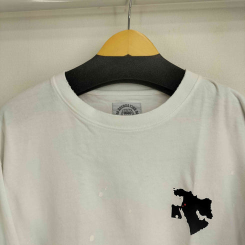 SOMEIT MEDIAN 両面プリント ペイントデザイン S/S Tシャツ メンズ import:L