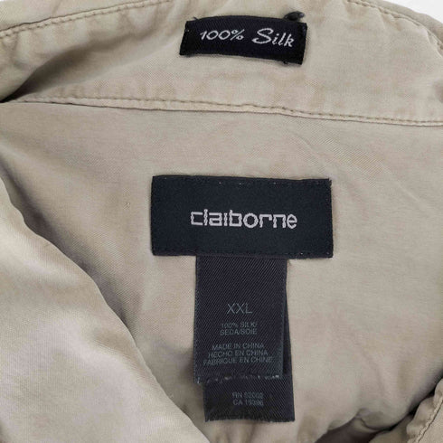クレイボーン Claiborne S/S総柄シルクシャツ メンズ JPN:XXL