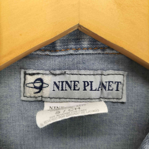 NINE PLANET USA製 ショート丈 デニムジャケット Y2K レディース JPN:S
