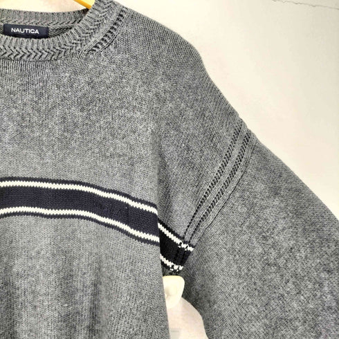 ノーティカ NAUTICA シティ クルーネックコットンニット メンズ import:L
