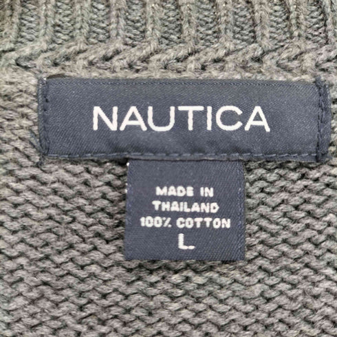 ノーティカ NAUTICA シティ クルーネックコットンニット メンズ import:L