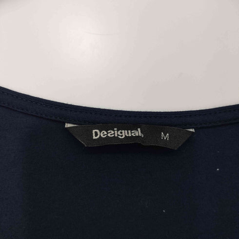 デシグアル Desigual Blouse BOLONIA Regular Fit ビジューフラワープリントカットソー レディース import:M