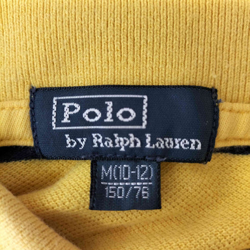 ポロバイラルフローレン Polo by RALPH LAUREN ビッグポニー 刺繍 S/S ポロ シャツ レディース M(10-12) 150/76