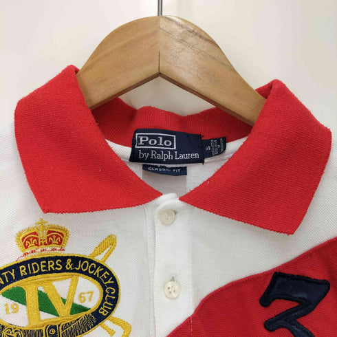 ポロバイラルフローレン Polo by RALPH LAUREN CLASSIC FIT ナンバリング 刺繍 S/S ポロ シャツ レディース import:S