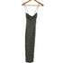 ザラ ZARA フィットギンガムチェック柄ミディワンピース レディース import:XS