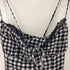 ザラ ZARA フィットギンガムチェック柄ミディワンピース レディース import:XS