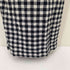 ザラ ZARA フィットギンガムチェック柄ミディワンピース レディース import:XS