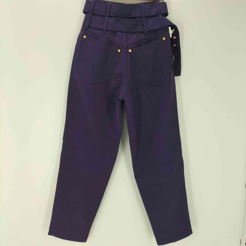 ジュニアゴルチェ JUNIOR GAULTIER 90S 99AW オンワード樫山期 ダブルベルテッド ワーク トラウザー スラックス パンツ archive アーカイブ レディース 40